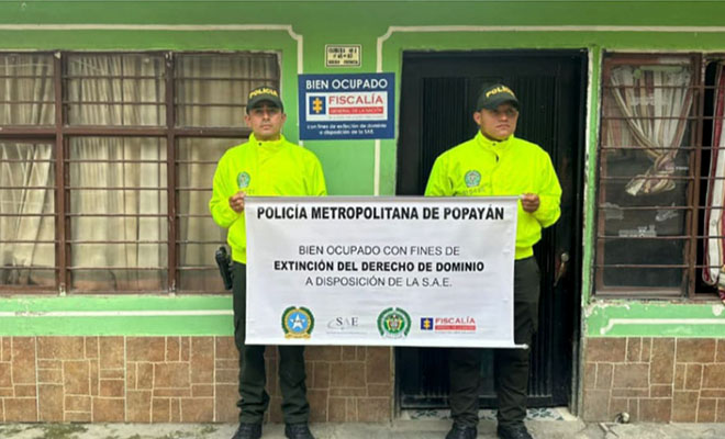  viviendas donde expendían estupefacientes en Popayán