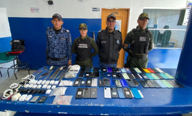 operativo Gaula cárcel El Barne