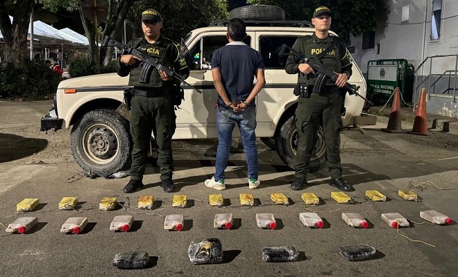 Operativos de Tránsito deja al descubierto caleta con más de 24 kilos de base de coca