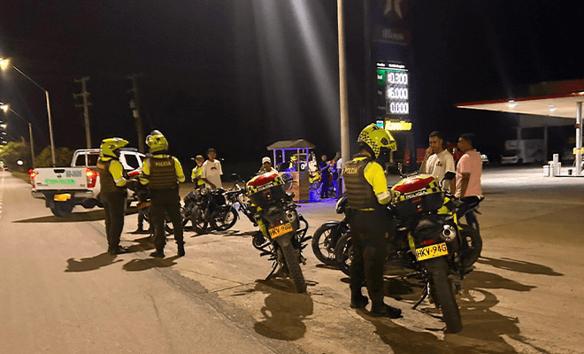 Más de 15 motocicletas inmovilizadas en los controles.