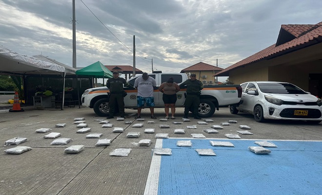 Capturadas dos personas con 45 kilos de marihuana en la v&iacute;a al Mar