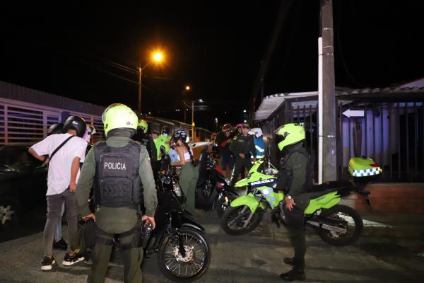 Acciones preventivas garantizaron una noche tranquila para las familias del departamento