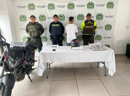 Policía Nacional capturó a un sujeto por el hurto de un establecimiento dedicado al pago de renta ciudadana para el adulto mayor  