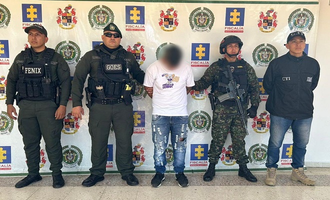 Capturado alias "Steven" por Desplazamiento Forzado en Operativo de la Policía Nacional