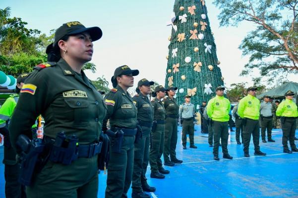 Policía Nacional realizó el lanzamiento de la estrategia institucional para esta navidad en el Meta