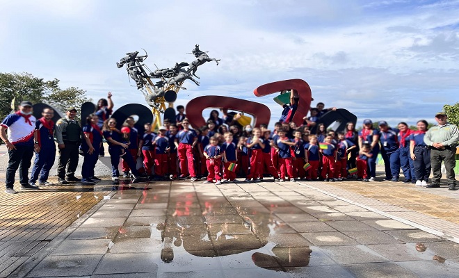 Policía en Neiva enseña la importancia del patrimonio cultural