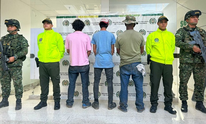 La Policía Nacional, logra la captura de tres personas por atentar contra el medio ambiente