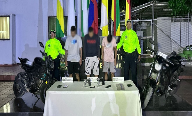 La policía Metropolitana de Neiva, continúa demostrando contundencia con resultados positivos