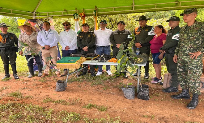 Policía Nacional en Neiva, comprometida con el medio ambiente