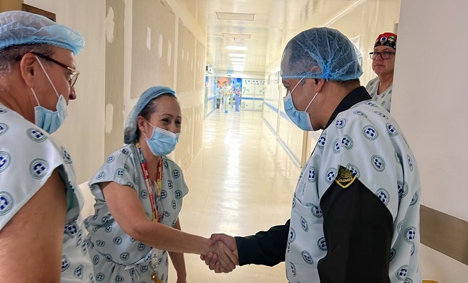 Policía Nacional, se pone la camiseta con el acompañamiento de “Healing the Children” 