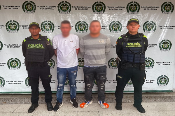 Dos personas capturadas por el delito de hurto en Neiva 