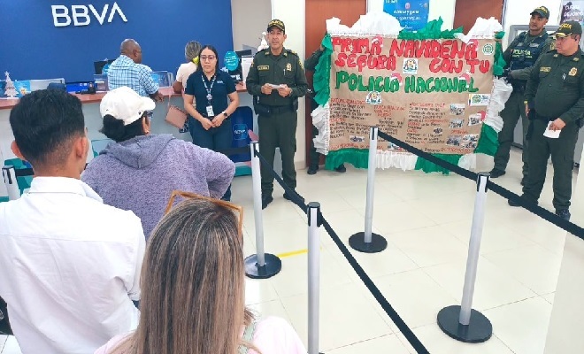 Estrategia "Familias Felices", llevó seguridad al sector bancario  