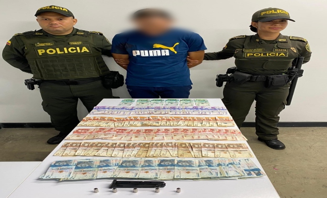 se logró la recuperación de dinero hurtado. 