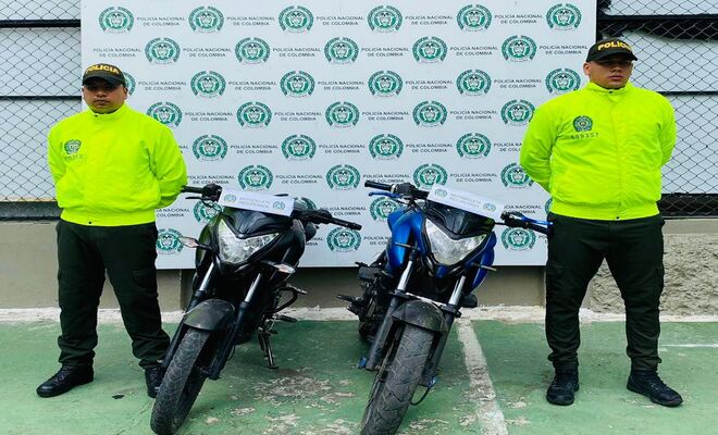 Recuperan motocicletas 