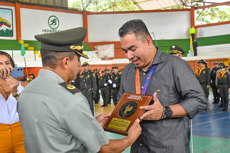 Ceremonia por aniversario 133 de la Policía Nacional de Colombia