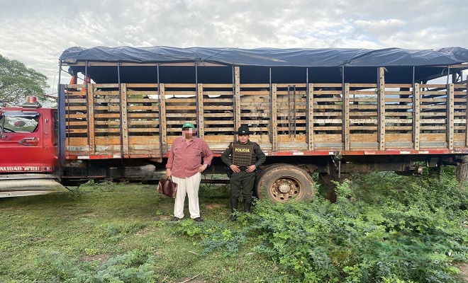 Recuperación de 5 semovientes en el corregimiento Nuevas Flores, municipio de San Diego