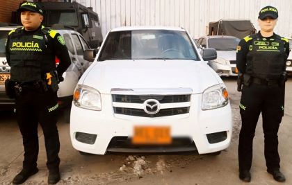 El vehículo había sido hurtado en la ciudad de Cali en el año 2020