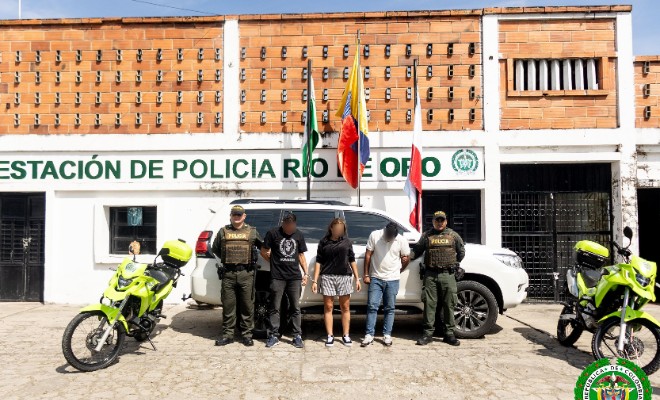 Recuperan una camioneta hurtada y capturan a tres personas en la vía Aguachica, Ocaña 