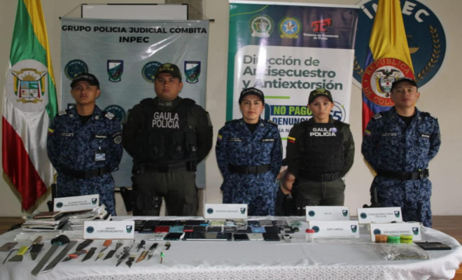 Resultados Megaoperativo Carcel Cómbita