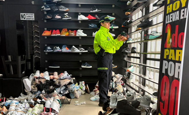 Se logr&oacute; la incautaci&oacute;n de 2.872 pares de calzado, usurpaci&oacute;n marcaria.