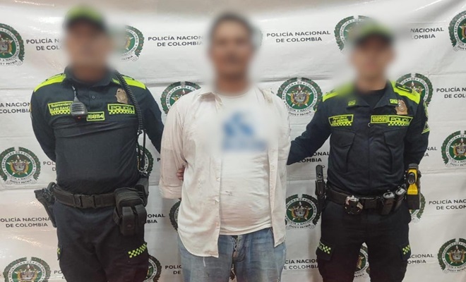 Policía capturó a un hombre por violencia intrafamilliar