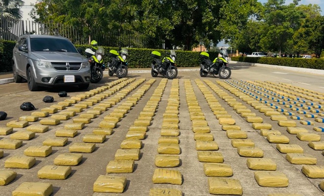 Fotografía del material probatorio