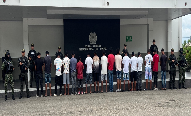 La Policía Nacional continua la ofensiva contra la extorsion.