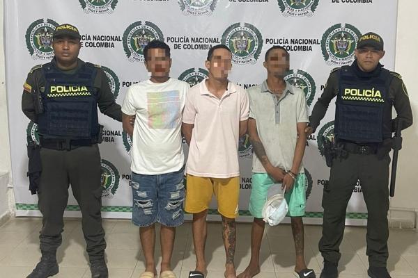 Tres personas capturadas por el delito de daño en bien ajeno