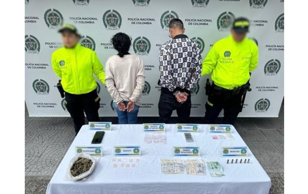 Una pareja es capturada en intervención por venta de estupefacientes