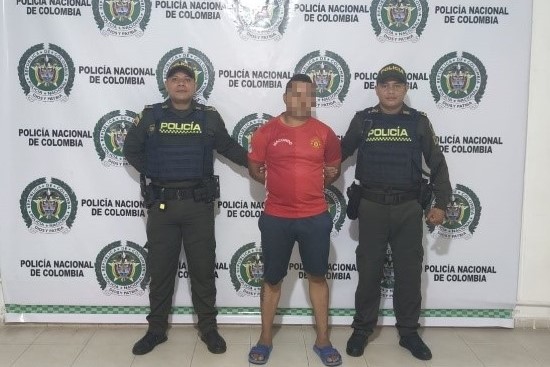 Una persona capturada por el delito de lesiones personales