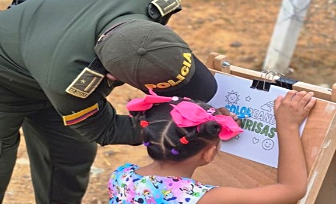 Una jornada llena de alegría, pedagogía y cercanía reafirmó el compromiso de la Policía con la convivencia en Cereté.