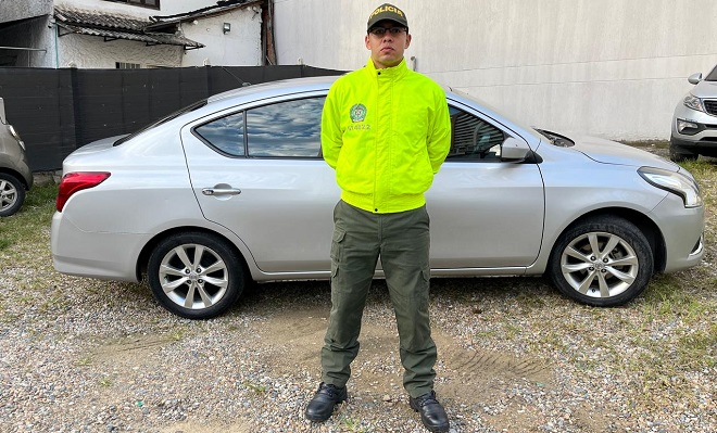 El automotor había sido hurtado mediante atraco el pasado 15 de agosto en la capital del país.