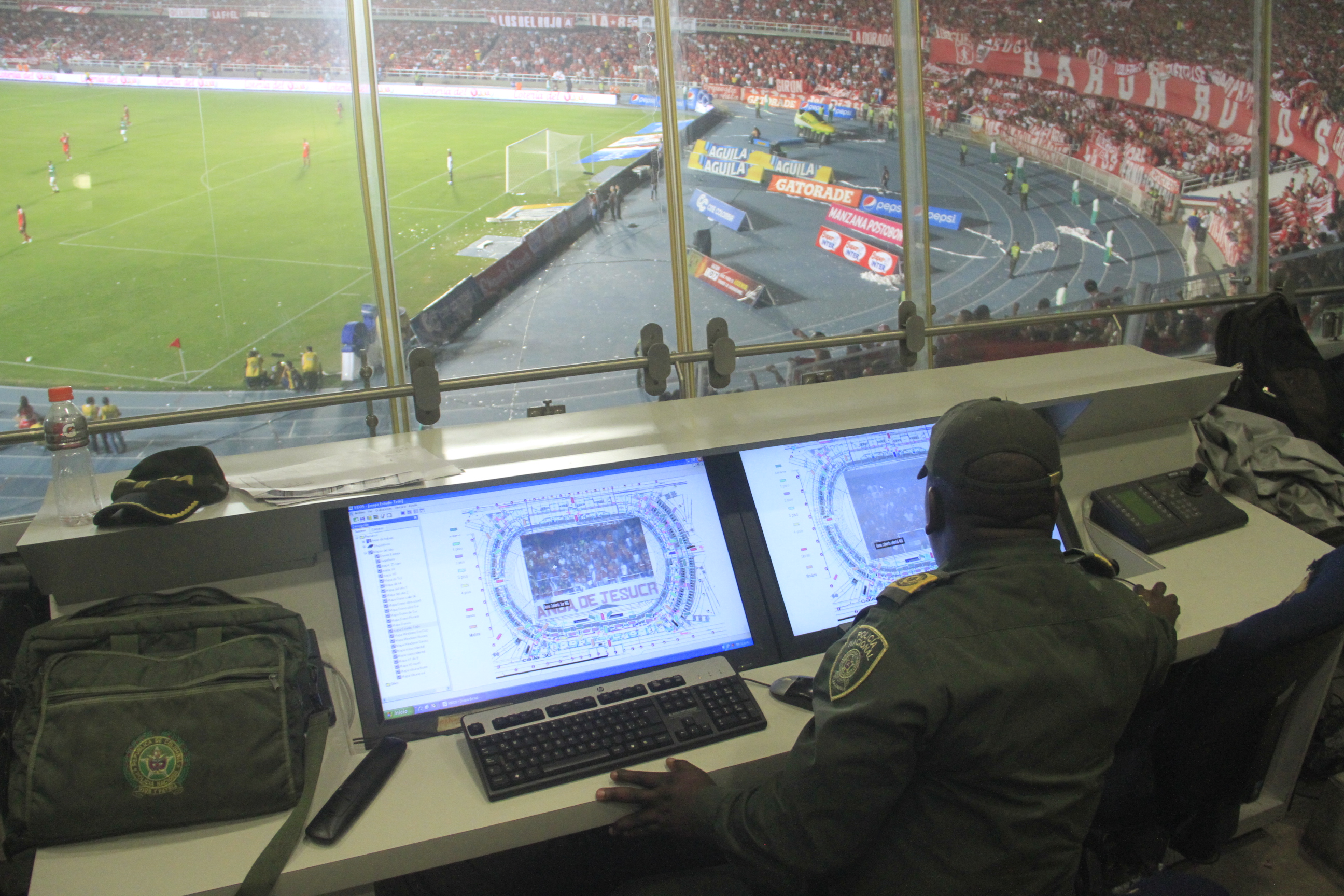 Dispositivo de seguridad para el partido América Vs. Millonarios