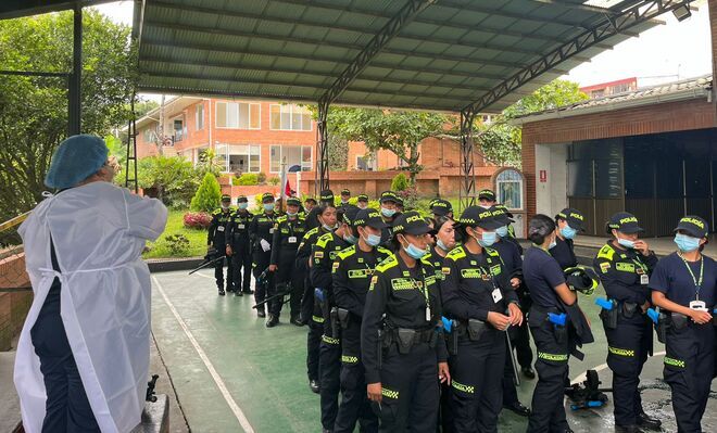 A través de las Unidades Prestadoras de Salud, se efectuaron charlas, vacunación y sensibilización.