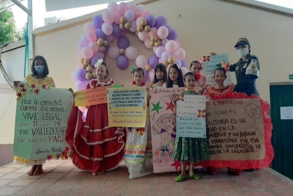 Niñas candidatas a reinado