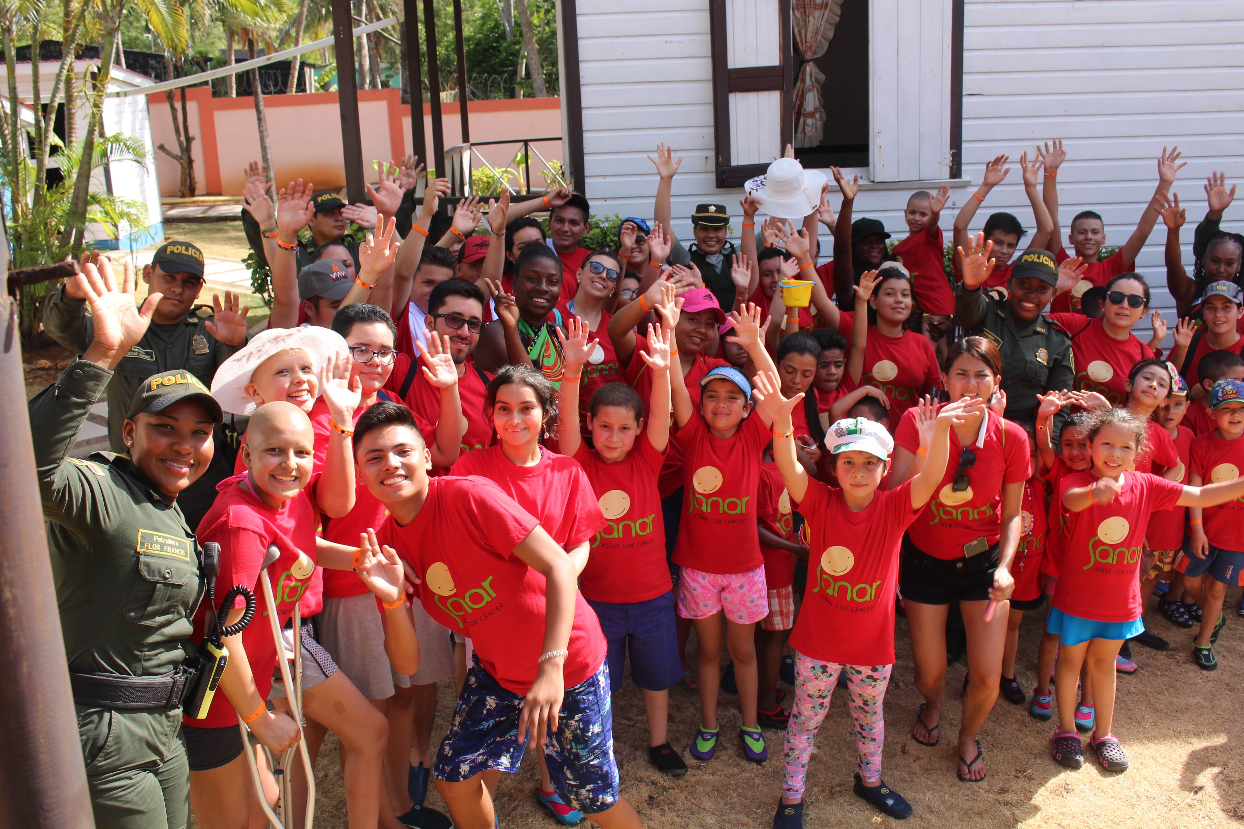 Niños de la Fundación ‘Sanar’ disfrutaron de una tarde en san andrés en compañía de la Policía Nacional