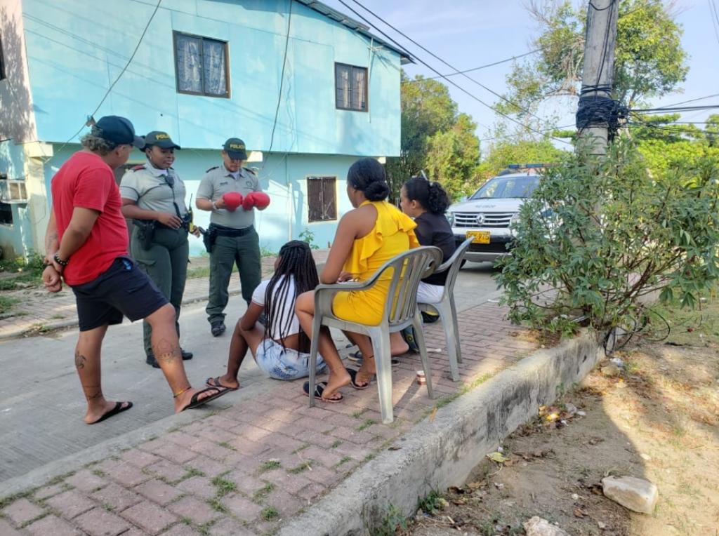 Llegamos ‘boxeando por la vida’ al barrio bueno aires