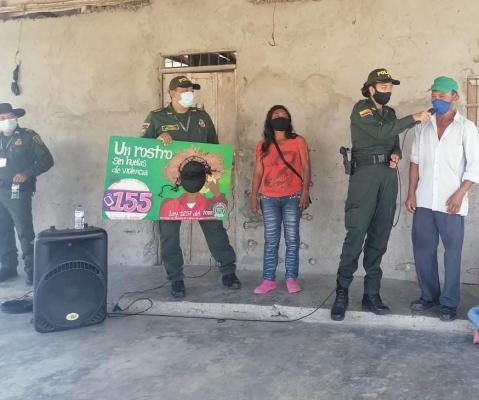 Llegamos hasta a la comunidad indígena del resguardo Potrerito realizando actividades comunitarias
