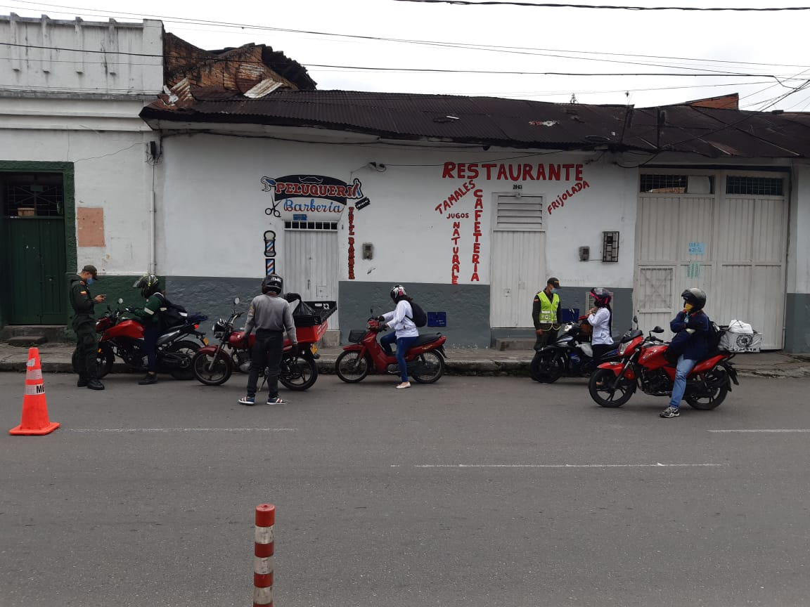 Instalamos puestos de verificación a lo largo y ancho de la capital Tolimense.