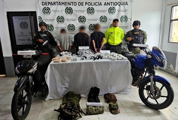 Capturado alias “Cusumbo” y dos hombres  más, tras atentado criminal ocurrido hace seis  días en el corregimiento de Bolombolo