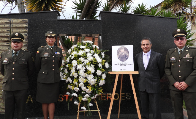 Homenaje a la Sargento Mayor Flor Elva Maldonado Cifuentes 