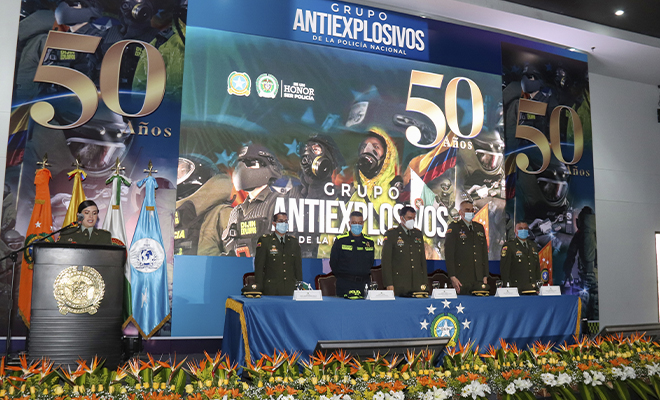 La Policía Nacional de Colombia llevará a cabo el Primer Congreso Internacional de Técnicos en Explosivos