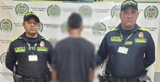 La aprehensión se llevó a cabo en la avenida Murillo con carrera 42.