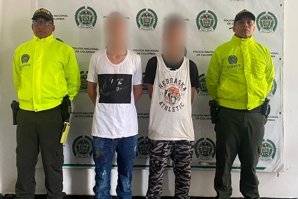 Aprehendidos por hurto y tráfico de estupefacientes 