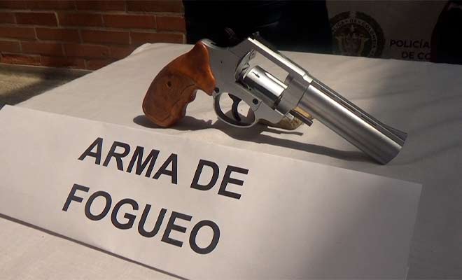 arma de fuego revolver
