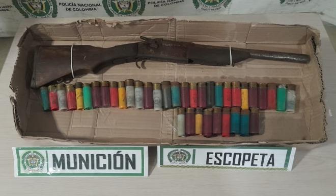  Sacamos de circulación arma y munición 