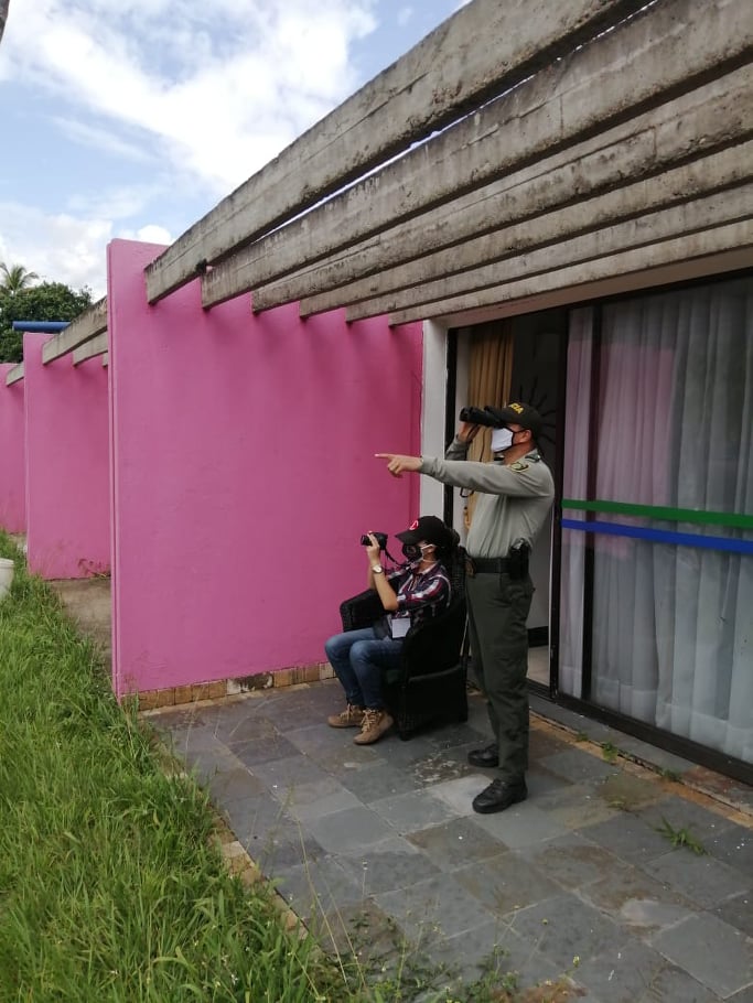 El Grupo de Protección al Turismo en el Tolima compartió la pasión por el avistamiento de aves 