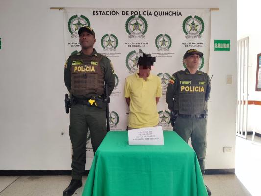 En el municipio de Quinchía se materializó captura en flagrancia por el delito de acto sexual abusivo