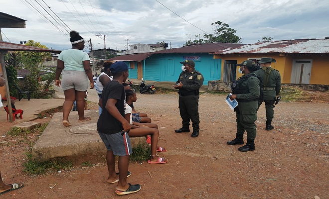 Balance positivo durante este mes en el Departamento de Policía Chocó.