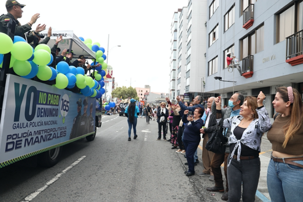 La Policía Nacional garantizó el normal desarrollo de los eventos